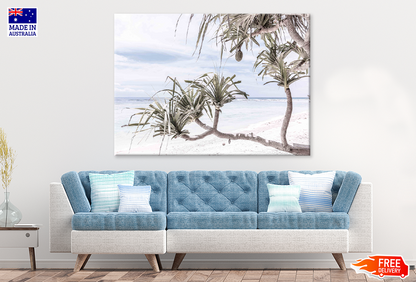 Beach Trees & Sea Sky View Print 100% Australian Made