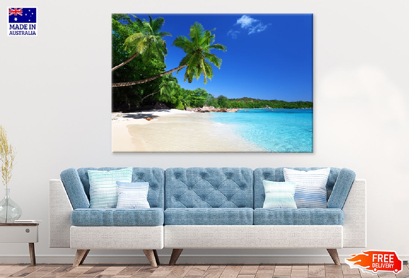 Anse Lazio Beach Praslin Island Photograph Print 100% Australian Made