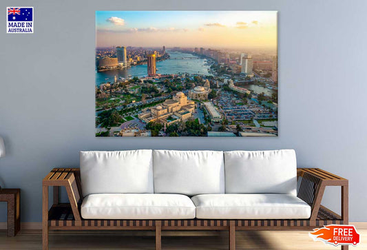 Cairo City Sunset View Photograph Print 100% Australian Made