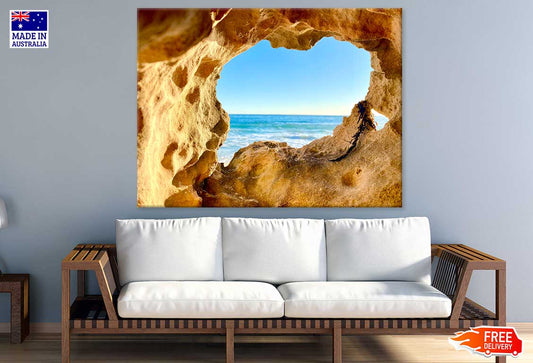 Sea Cave Closeup View Photograph Print 100% Australian Made