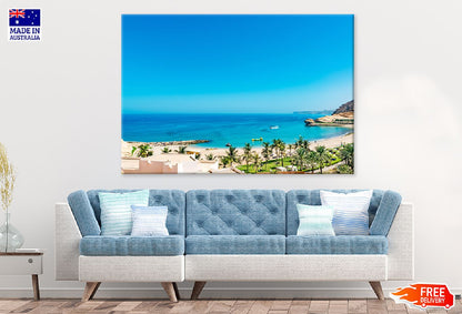 Tropical Beach in Maldives Island Photograph Print 100% Australian Made
