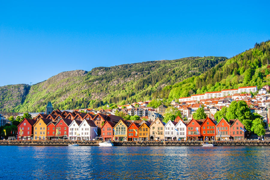 Lake View Photograph Bergen Norwa Home Decor Premium Quality Poster Print Choose Your Sizes