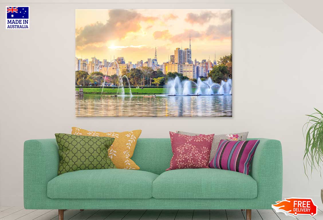 Sao Paulo Skyline from Parque View Print 100% Australian Made