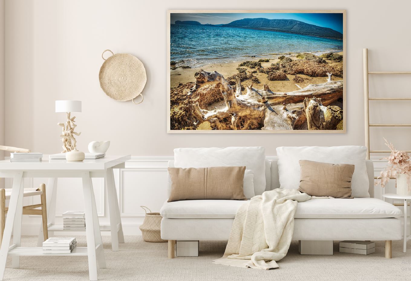 Mugoni Beach Shoreline View Photograph Home Decor Premium Quality Poster Print Choose Your Sizes