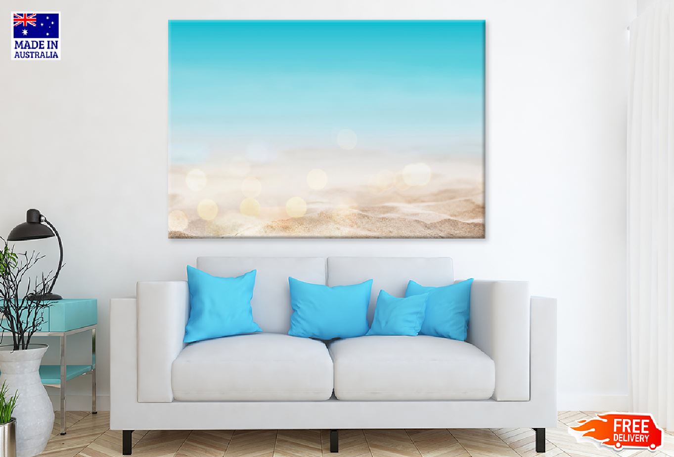 Summer Beach Sand View Photograph Print 100% Australian Made