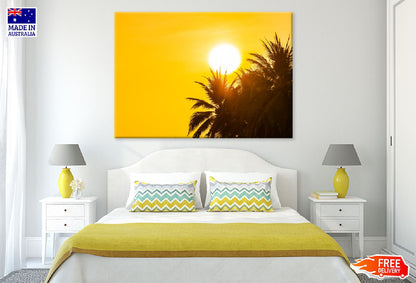 Coconut Palm Trees Sunrise View Photograph Print 100% Australian Made