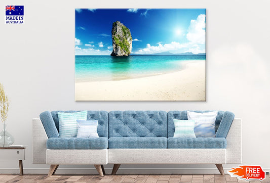 Rock on Poda Island View Photograph in Krabi Print 100% Australian Made