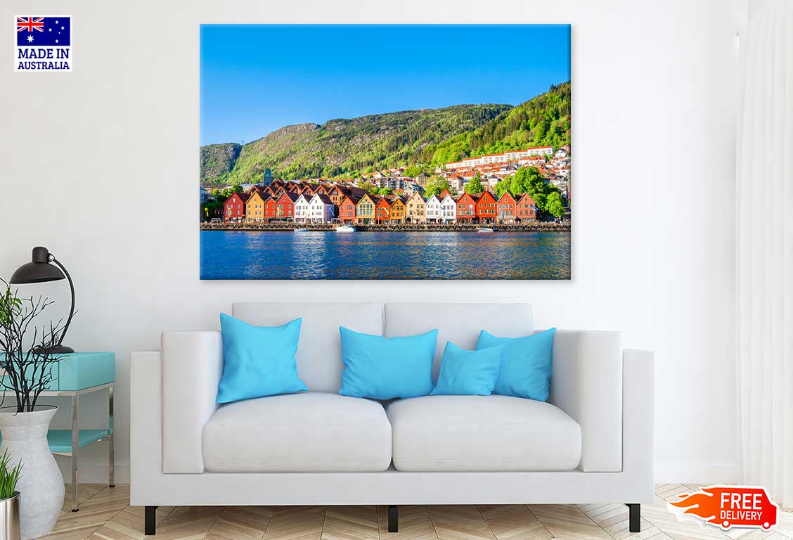 Lake View Photograph Bergen Norwa Print 100% Australian Made