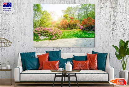 Autumn Garden Footpathway View Photograph Print 100% Australian Made