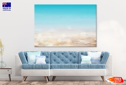 Summer Beach Sand View Photograph Print 100% Australian Made