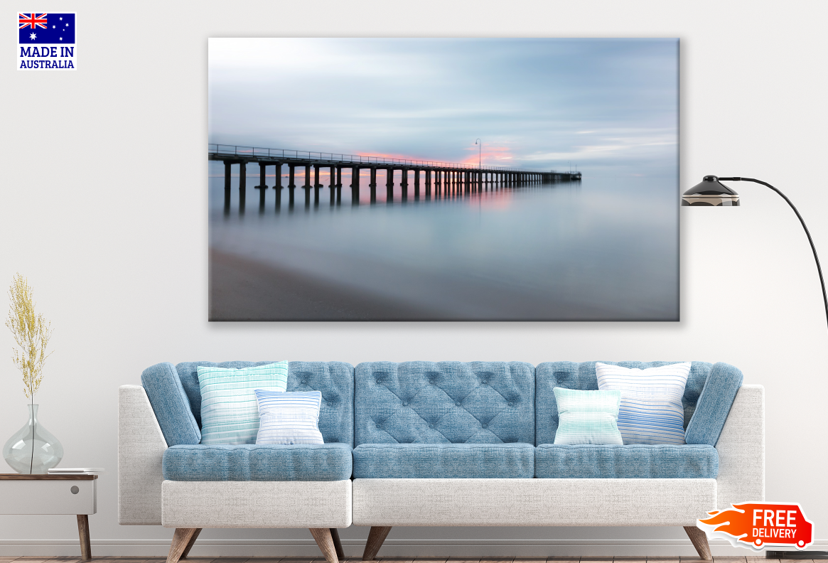 Southend Pier Sunset Beach Print 100% Australian Made