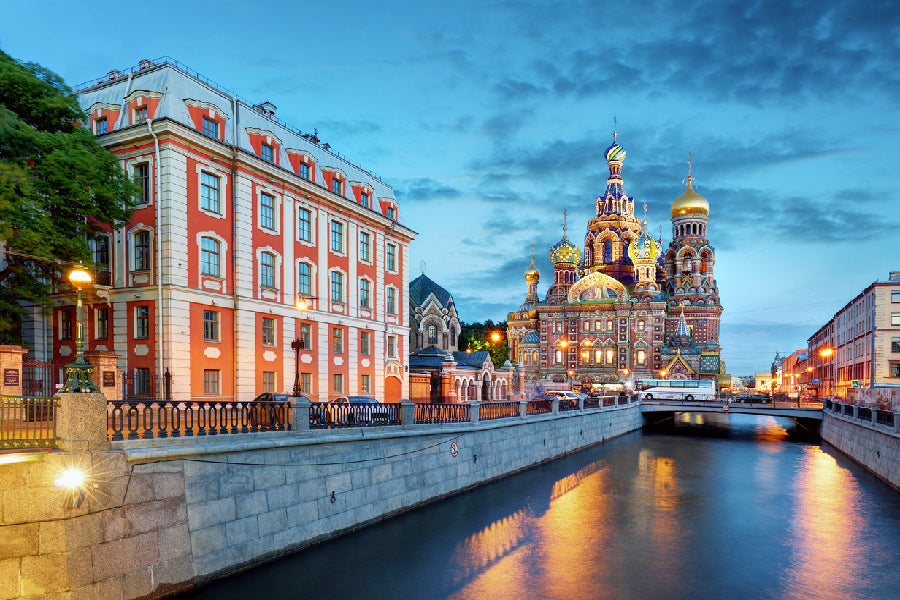 Savior on the Spilled Blood Church Photograph Russia Print 100% Australian Made