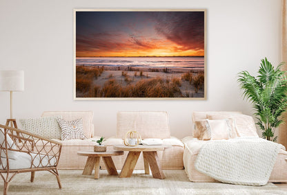 Golden Sunrise Long Beach Island View Photograph Home Decor Premium Quality Poster Print Choose Your Sizes