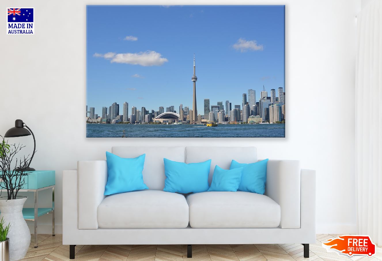 CN Tower & Toronto City, Ontario, Canada Photograph Print 100% Australian Made