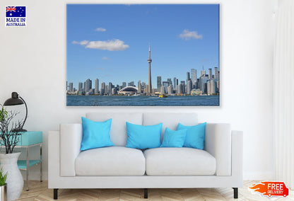 CN Tower & Toronto City, Ontario, Canada Photograph Print 100% Australian Made