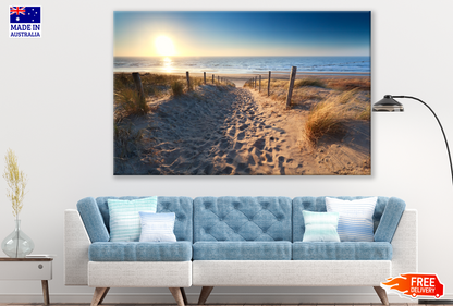 Zandvoort beach Sunset Sand Print 100% Australian Made