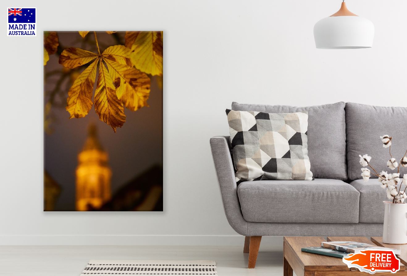 Yellow Autumn Leaf Photograph Print 100% Australian Made