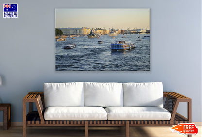 Neva River St Petersburg Sunset Photograph Print 100% Australian Made