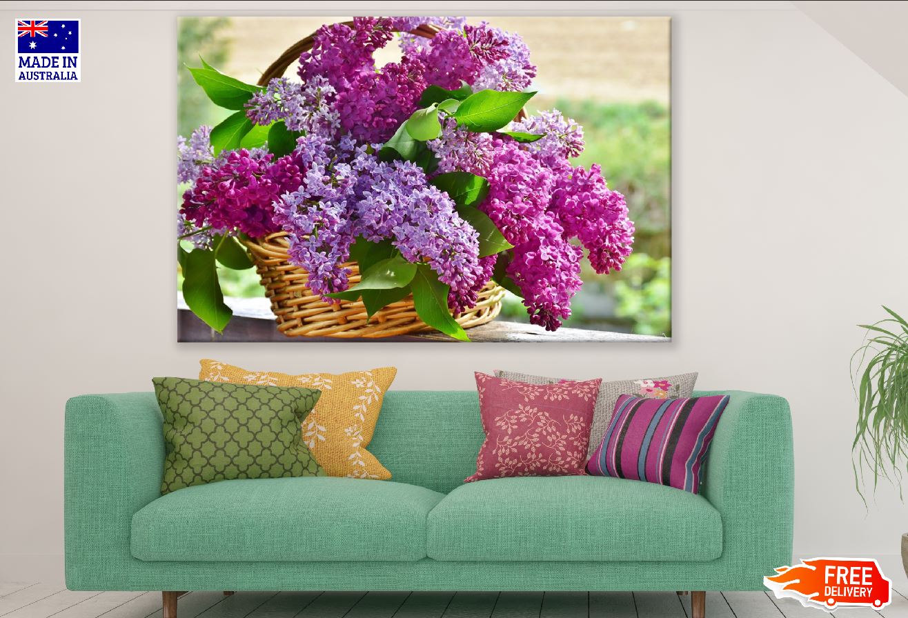 Lilac Flowers Closeup Photograph Print 100% Australian Made