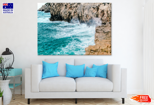 Rocks & Sea View Photograph Print 100% Australian Made