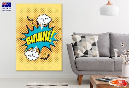BUUUU! Chat Bubble Illustration Print 100% Australian Made