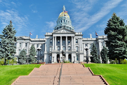 Colorado State Capitol Building Photograph Colorado, USA Print 100% Australian Made