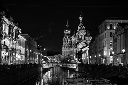 St Petersburg Russia B&W Photograph Print 100% Australian Made
