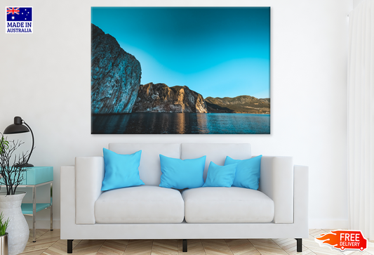Mountain & Sea Sky View Photograph Print 100% Australian Made