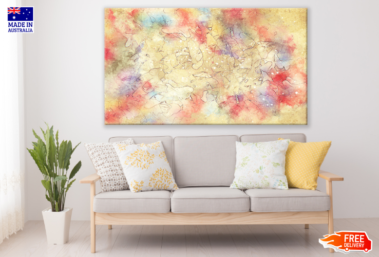 Colorful Abstract Design Print 100% Australian Made