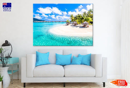 Bora Bora Sea Island Photograph Polynesia Print 100% Australian Made