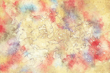 Colorful Abstract Design Print 100% Australian Made
