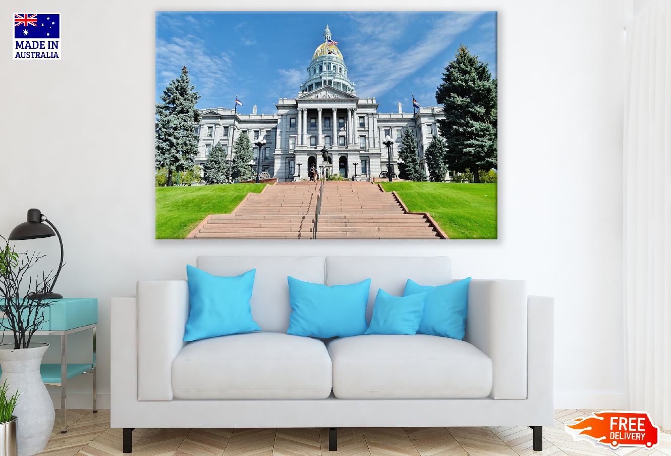 Colorado State Capitol Building Photograph Colorado, USA Print 100% Australian Made