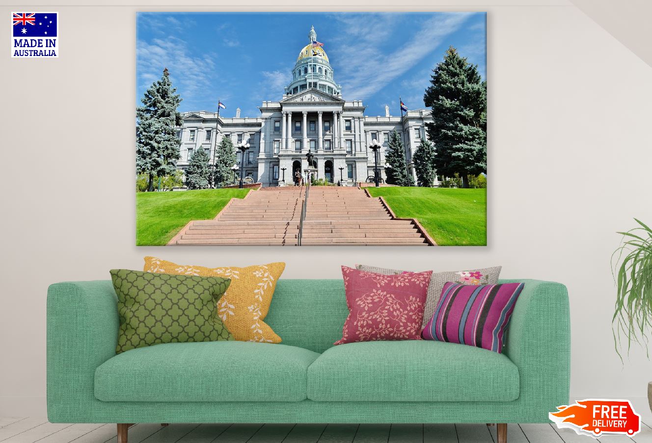 Colorado State Capitol Building Photograph Colorado, USA Print 100% Australian Made