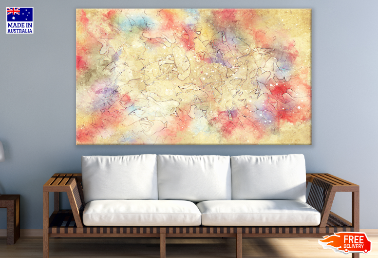 Colorful Abstract Design Print 100% Australian Made