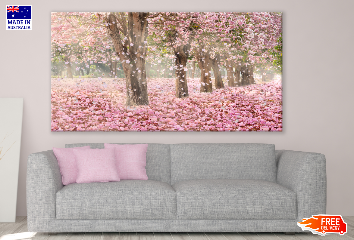 Flower Rain Trees Print 100% Australian Made