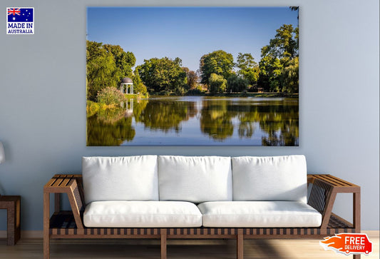 Trees Near Lake View Photograph Print 100% Australian Made