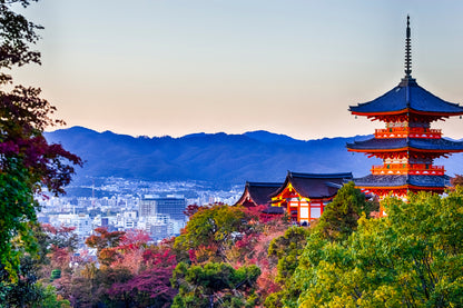 Kiyomizu-dera Temple Photograph Pagoda Japan Print 100% Australian Made