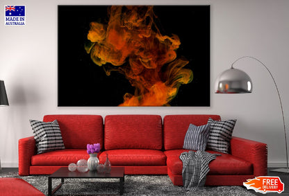 Red & Orange Abstract Design Print 100% Australian Made
