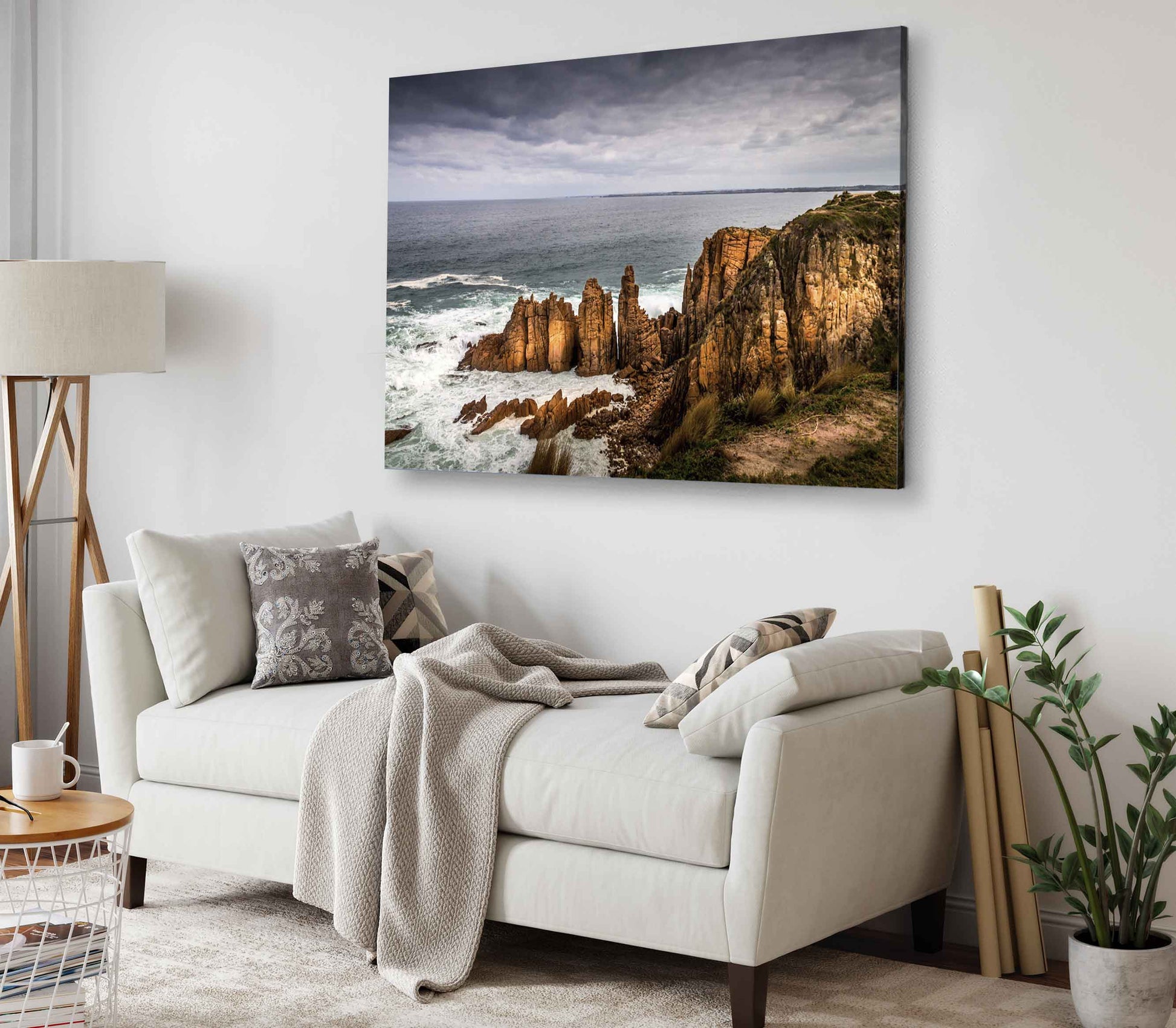 Bella Home The Pinnacles Cape Woolamai Print Canvas Ready to hang