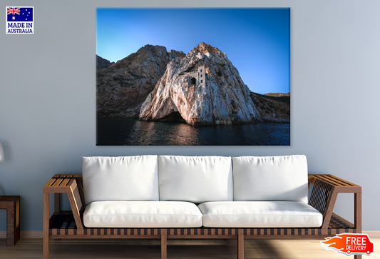 Rock Cave & Sea Sky View Photograph Print 100% Australian Made