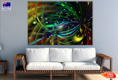 Colorful Digital Abstract Design Print 100% Australian Made