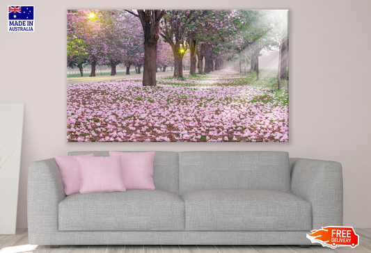 Flower Road with Trees Print 100% Australian Made