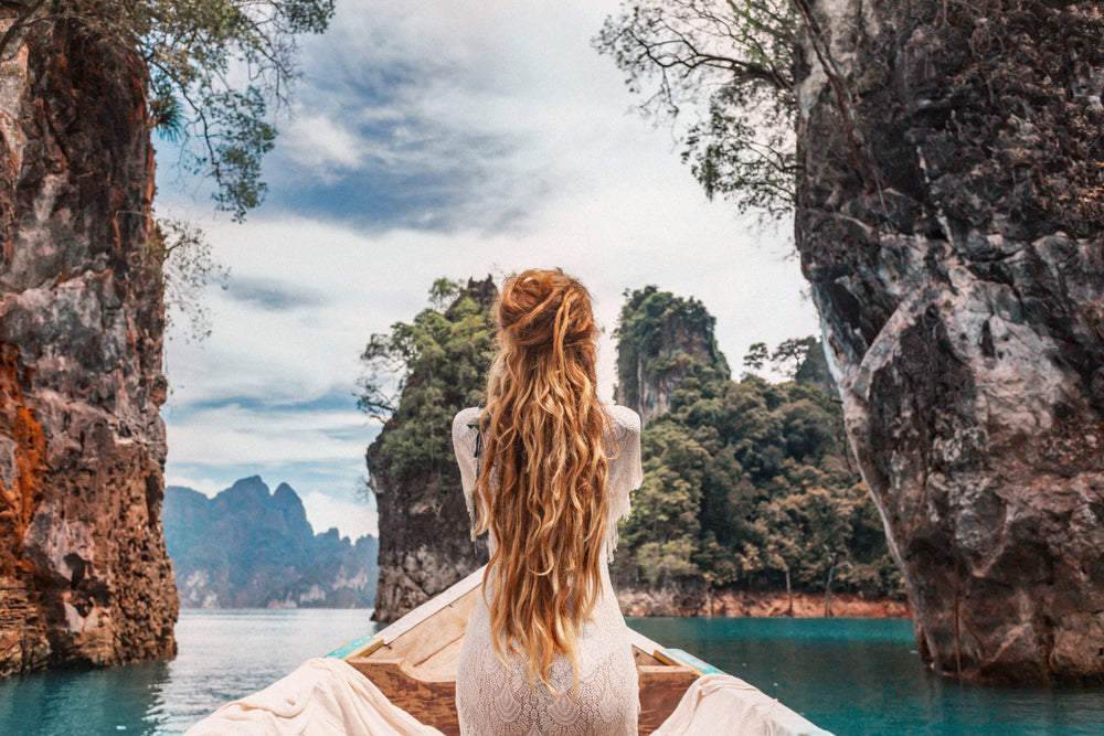 Girl on Boat Photograph Print 100% Australian Made