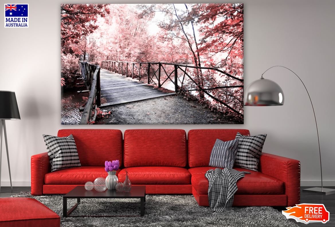 Bridge Over Forest Photograph Print 100% Australian Made