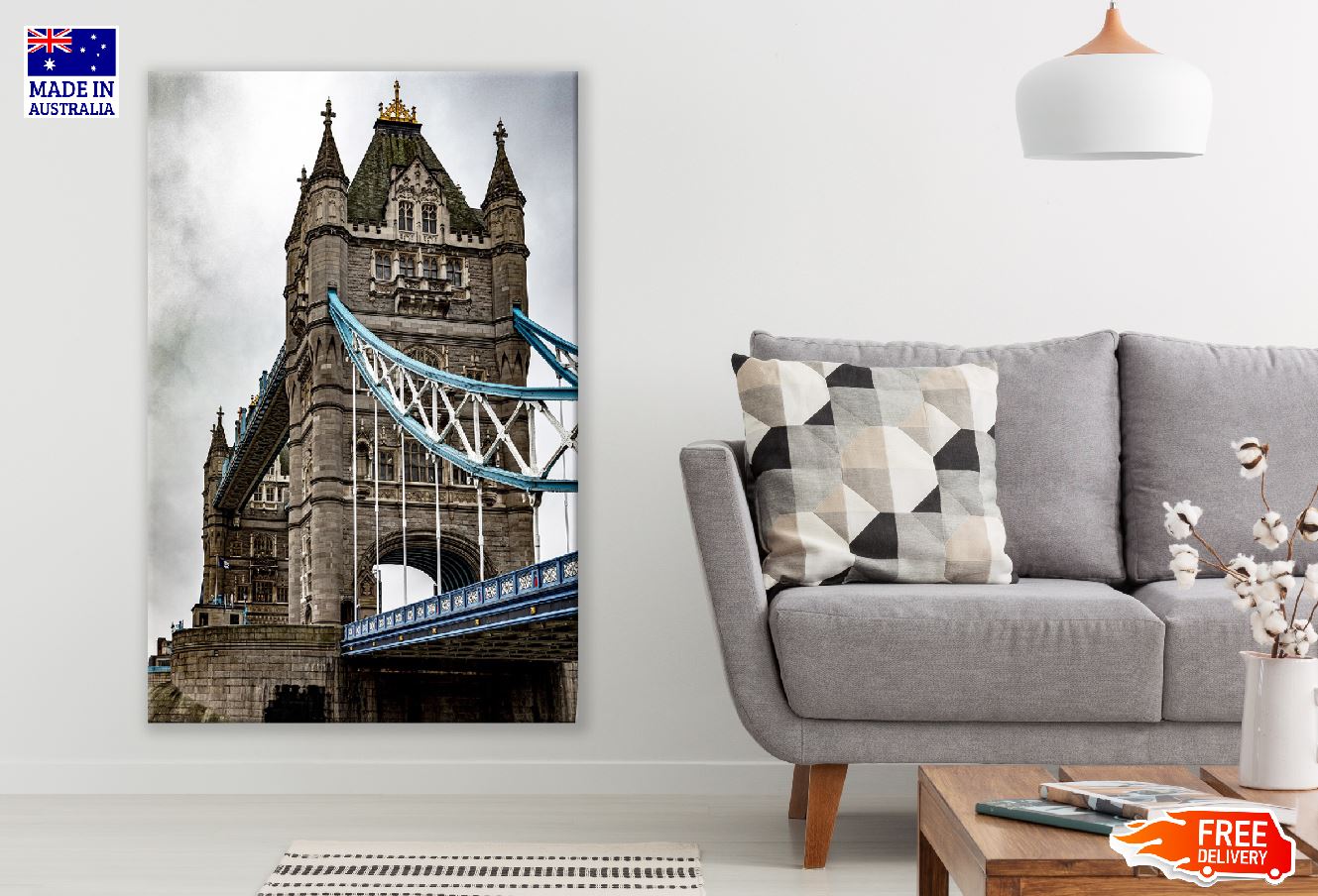 Tower Bridge Closeup Photograph, London UK Print 100% Australian Made