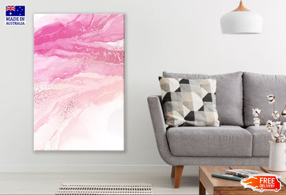 Pink & Beige Abstract Design Print 100% Australian Made