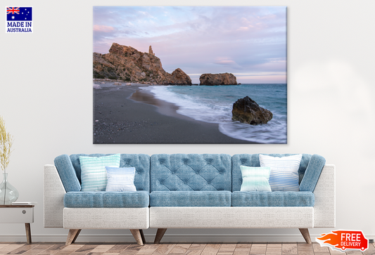 Sea & Mountain Sky View Photograph Print 100% Australian Made