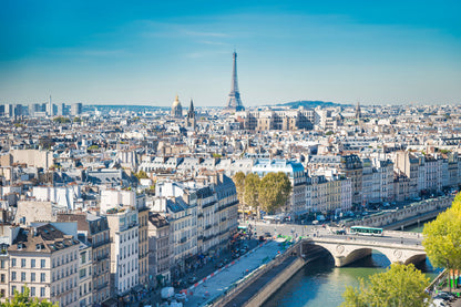 Paris Cityscape & Eilffel Tower View Photograph Print 100% Australian Made