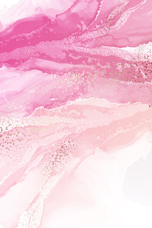 Pink & Beige Abstract Design Print 100% Australian Made