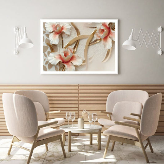 Colorful Flowers 3D Design Home Decor Premium Quality Poster Print Choose Your Sizes